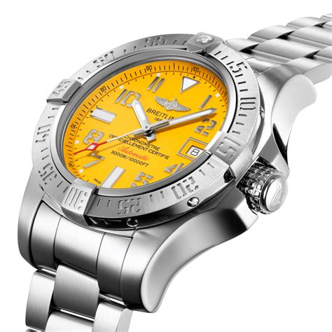 breitling avenger seawolf yellow replica|breitling avenger ii seawolf review.